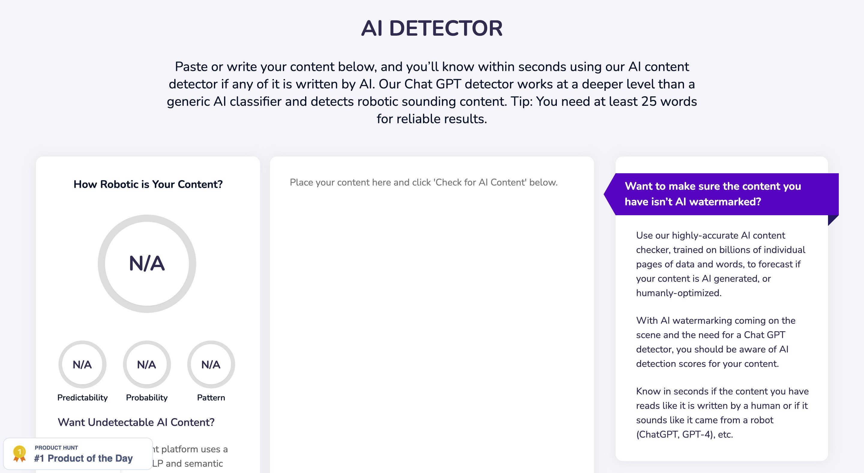 Content At Scale outils detection d’ia