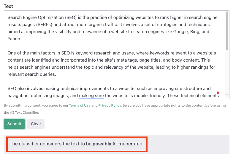 OpenAI Text Classifier officiel outils detection d’ia
