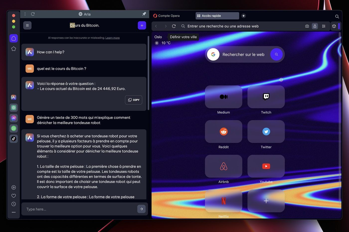 opera aria chatgpt alternative openai