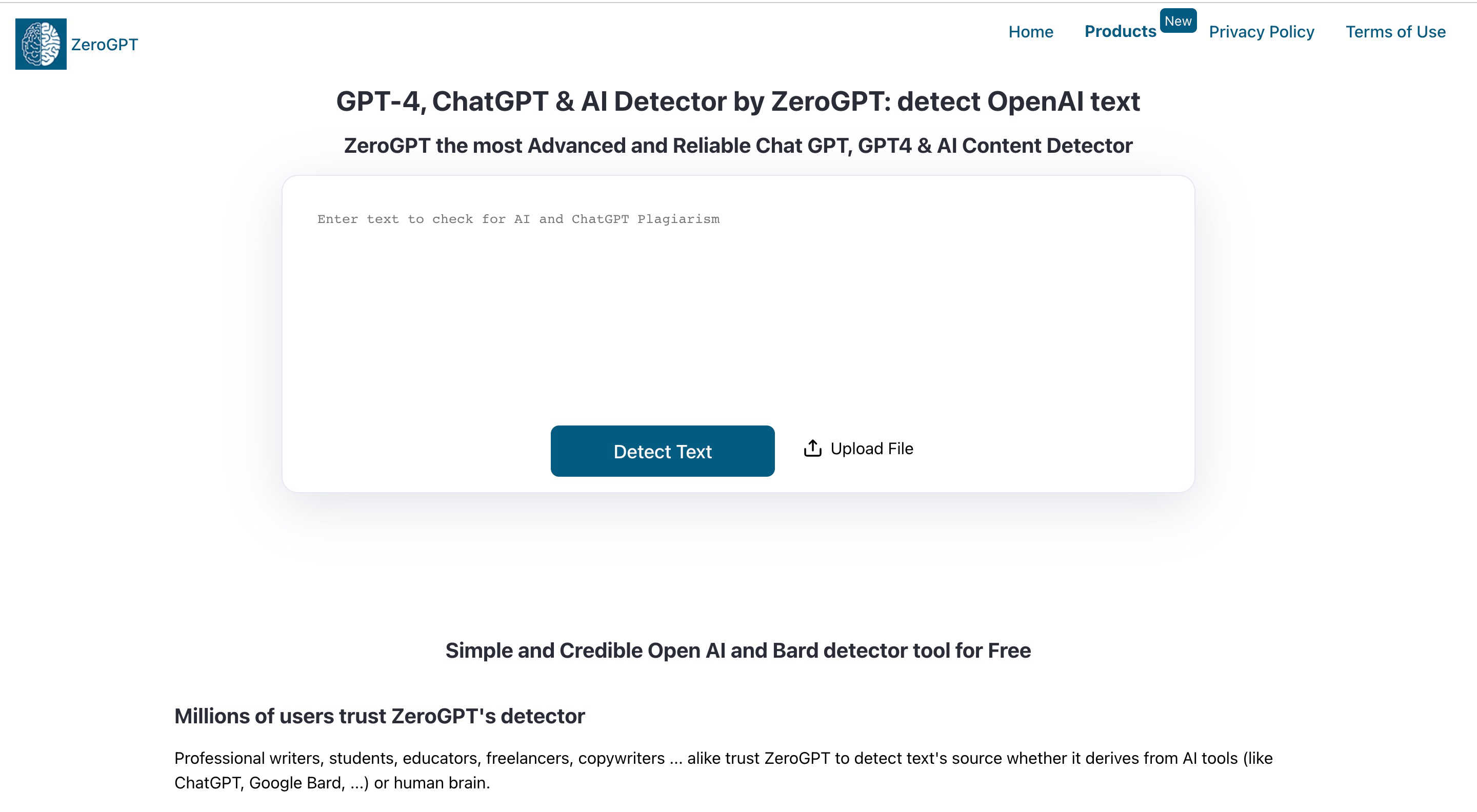 ZeroGPT outils detection d’ia